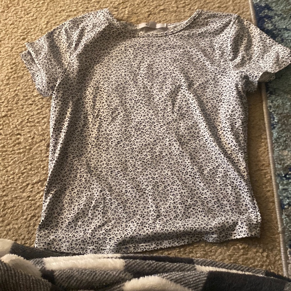 Cheetah print crop top